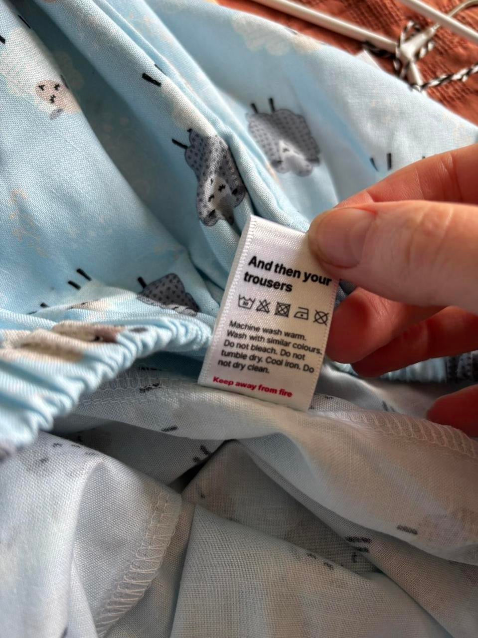 Sheep Print Trousers 12