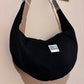 Black and grey moon bag