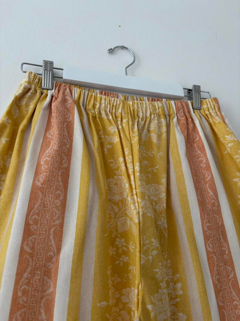 Floral Stripe Trousers 12