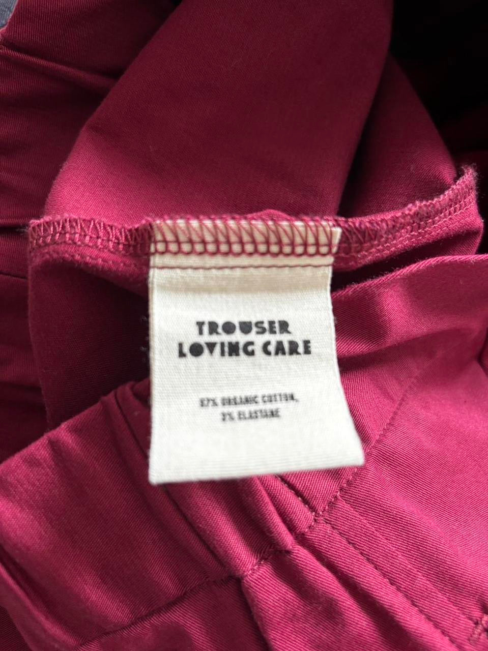 Red trousers with frill 14