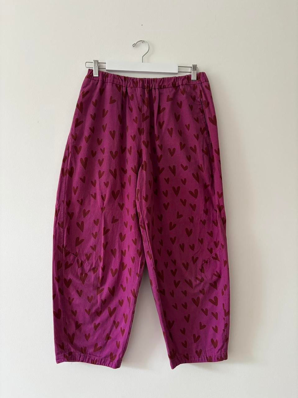 Heart Barrel Leg Trousers 14