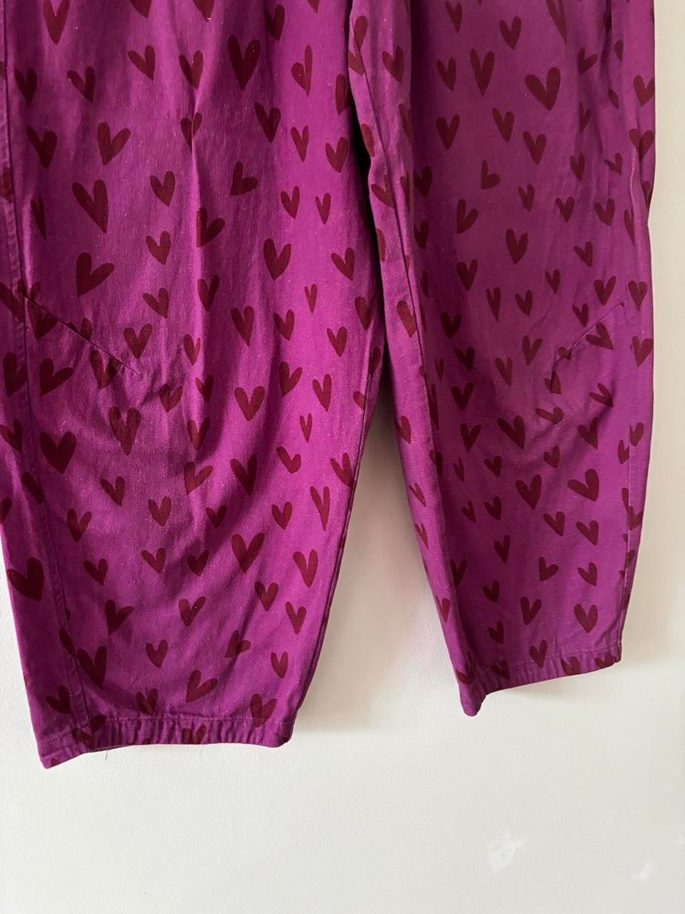 Heart Barrel Leg Trousers 14