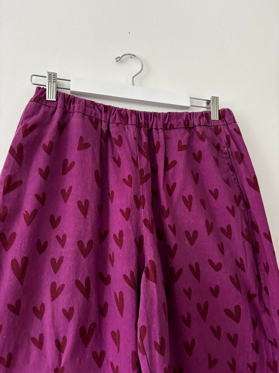 Heart Barrel Leg Trousers 14