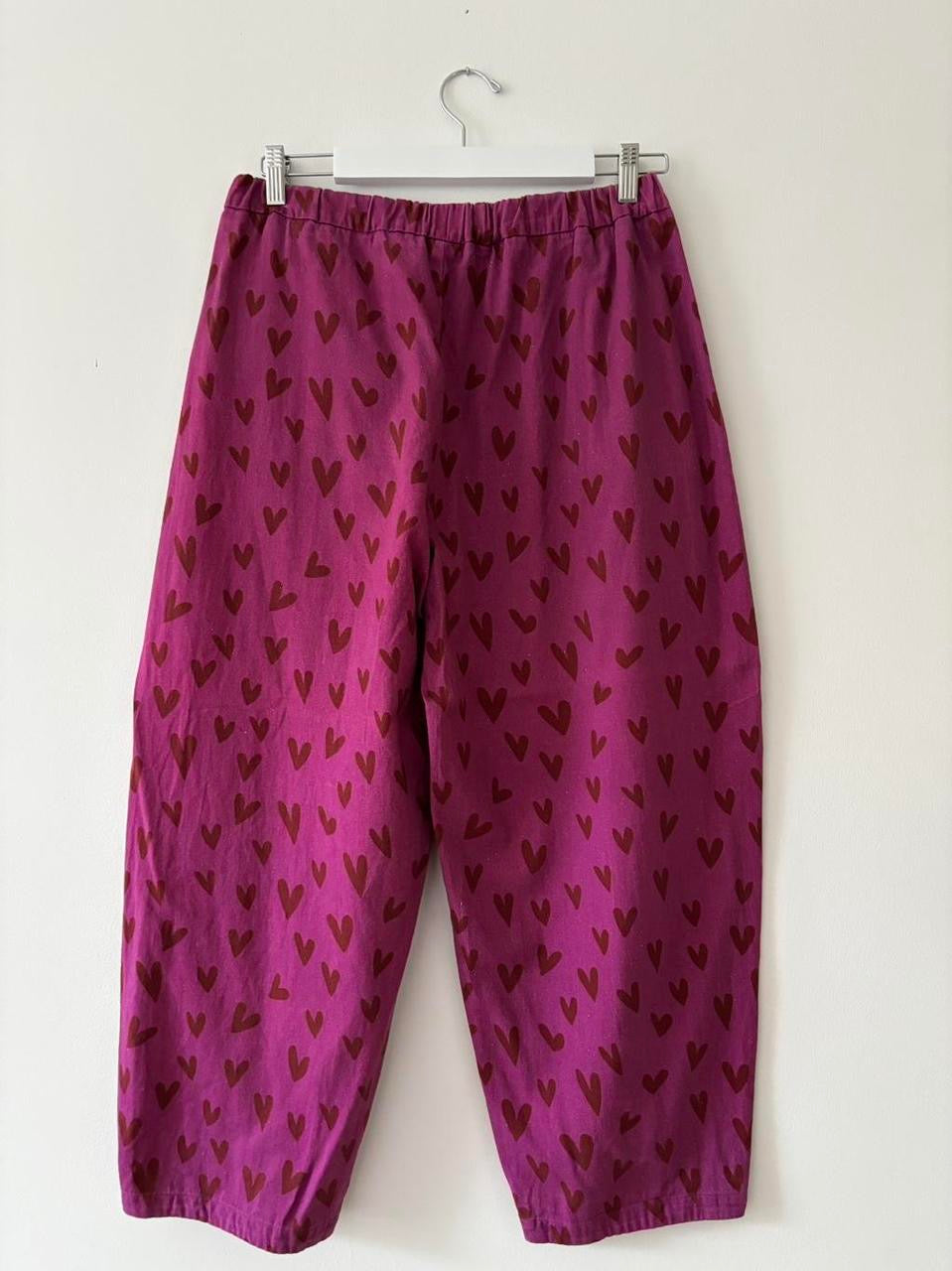 Heart Barrel Leg Trousers 14