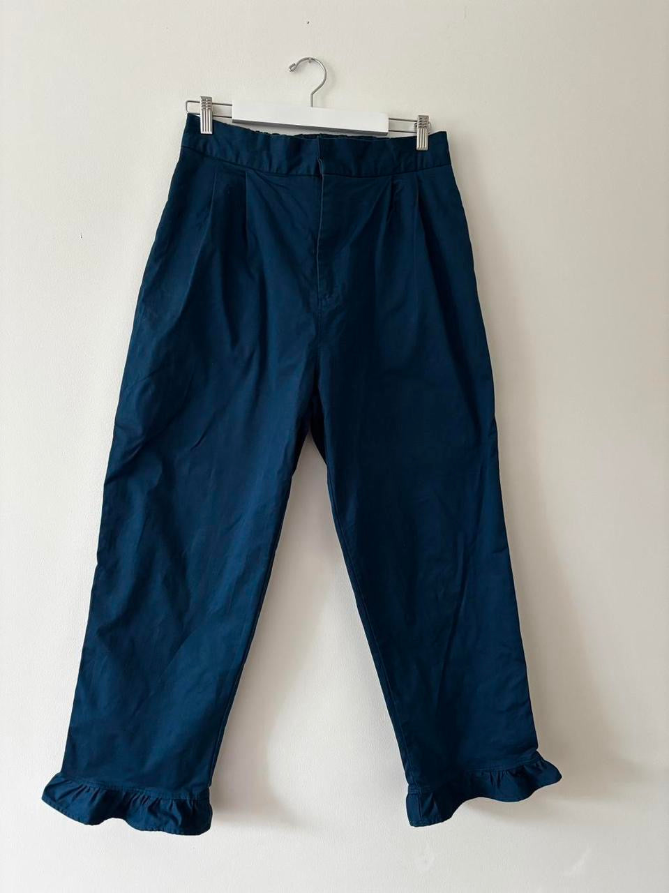 Blue trousers with frill 14