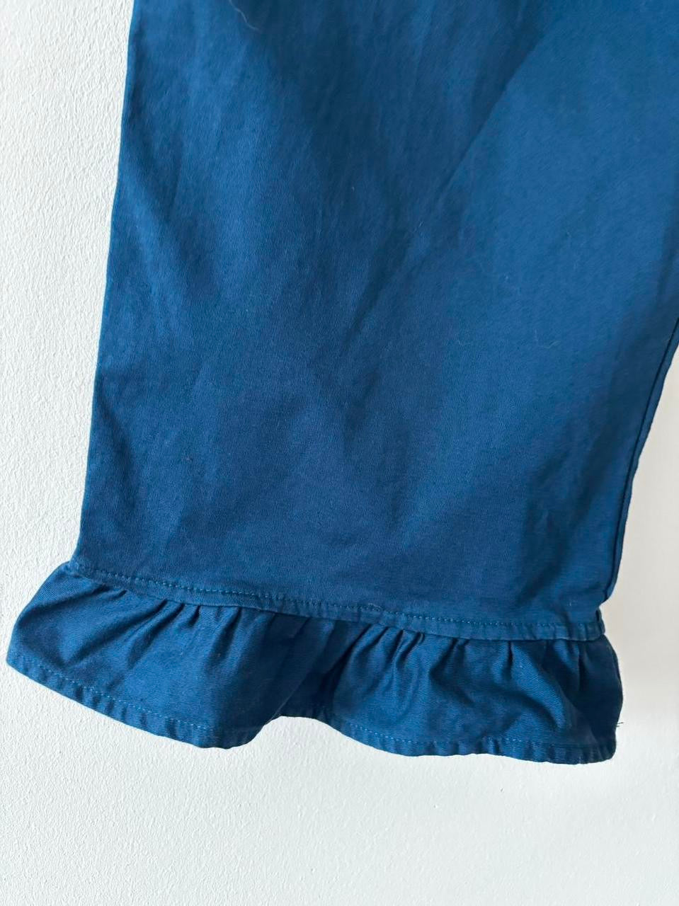 Blue trousers with frill 14