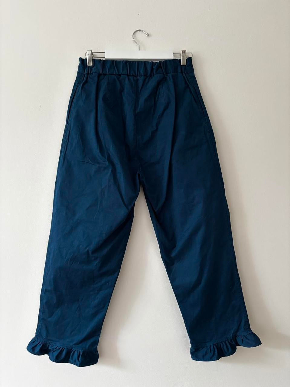 Blue trousers with frill 14