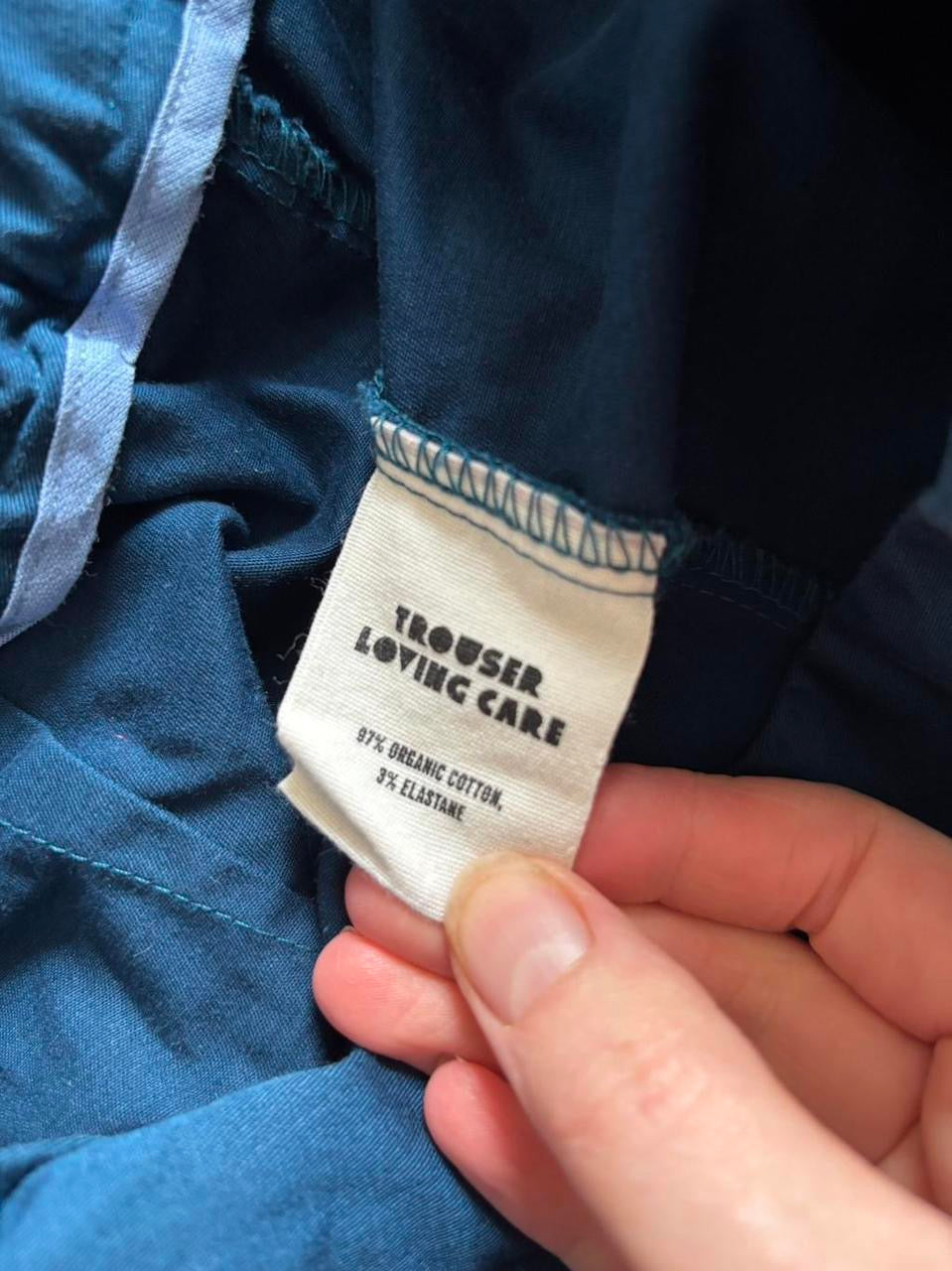 Blue trousers with frill 14