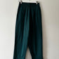 Green stripe trousers with frill 12