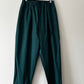 Green stripe trousers with pom poms 12