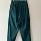 Green stripe trousers with pom poms 12