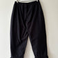 Navy Barrel Leg Trousers with Frill 14