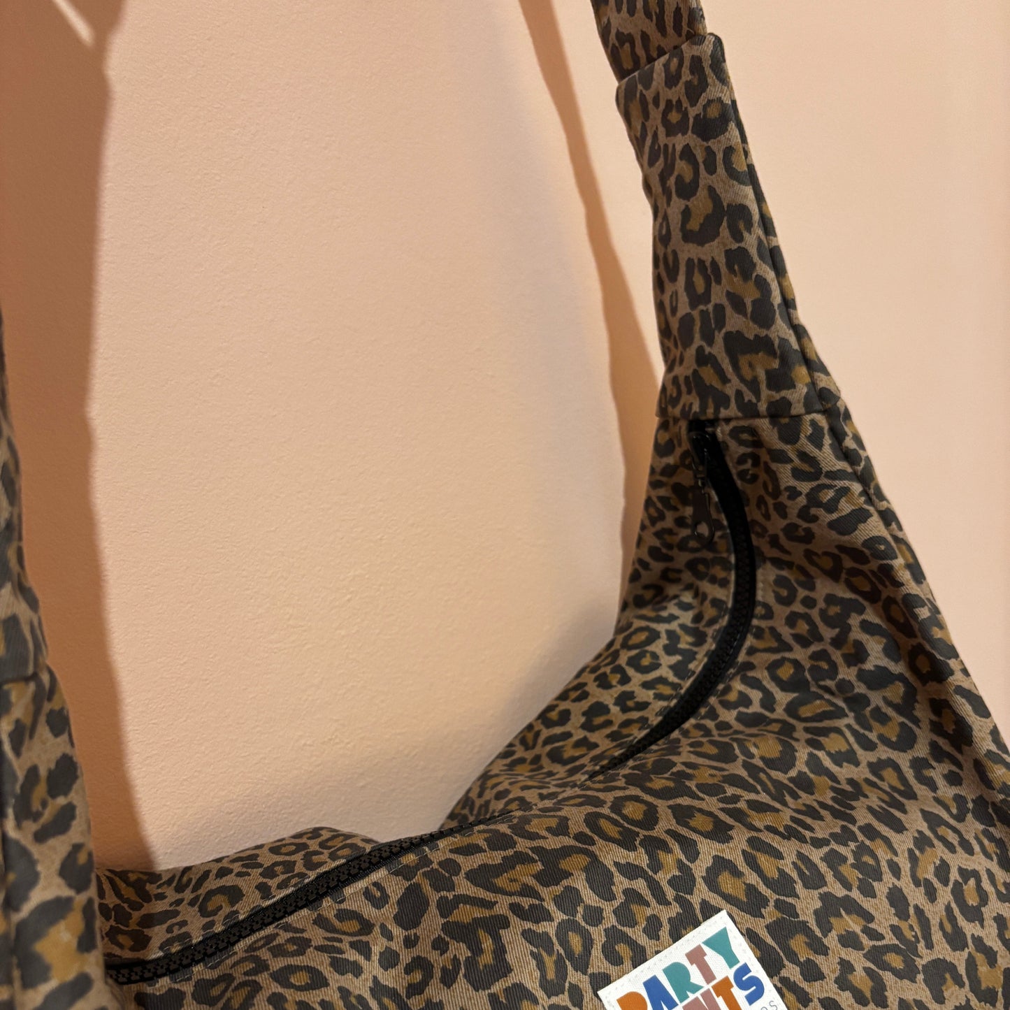 Leopard moon bag