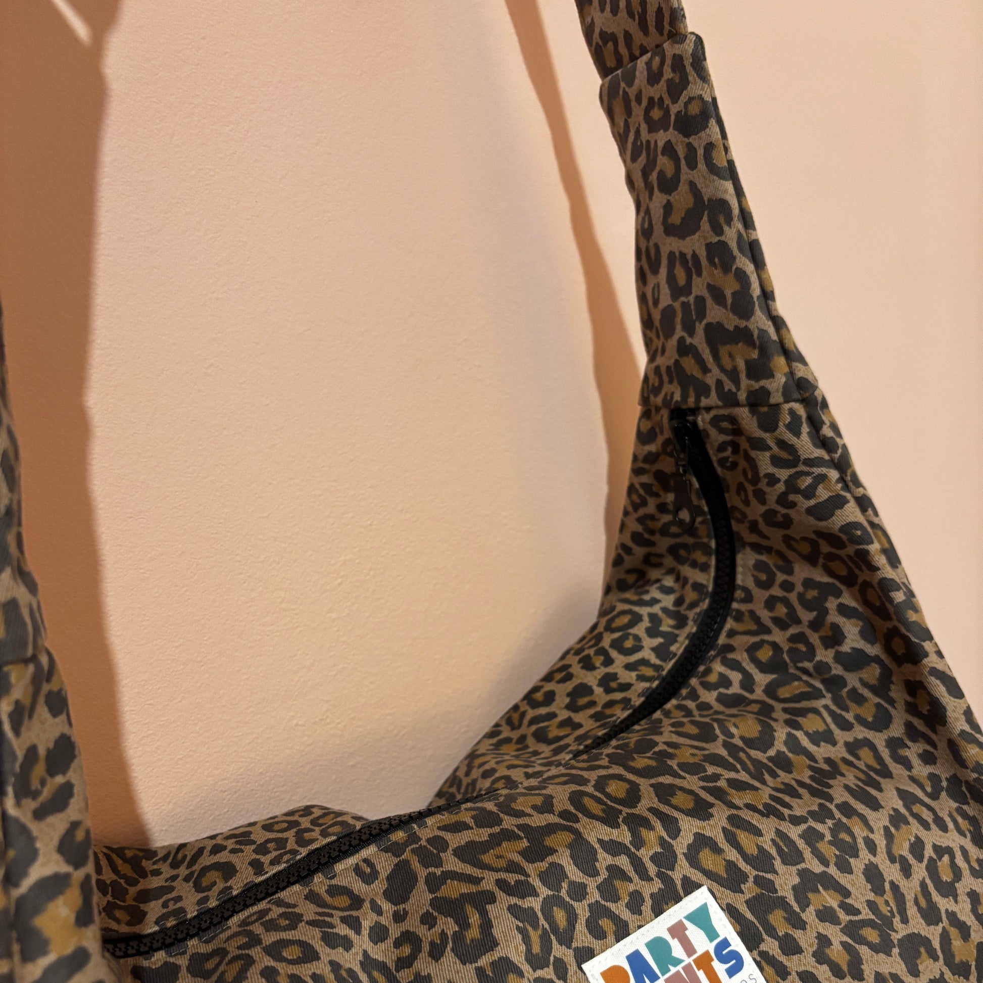 Leopard moon bag