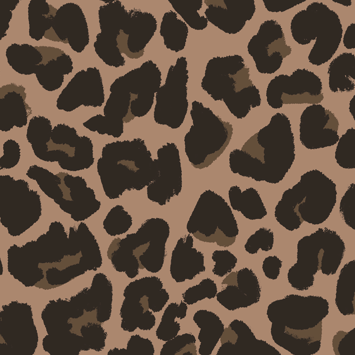 Leopard barrel-leg trousers
