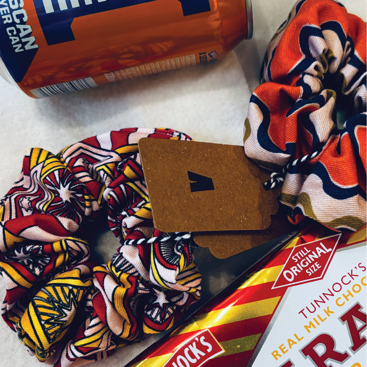 Irn Bru scrunchie