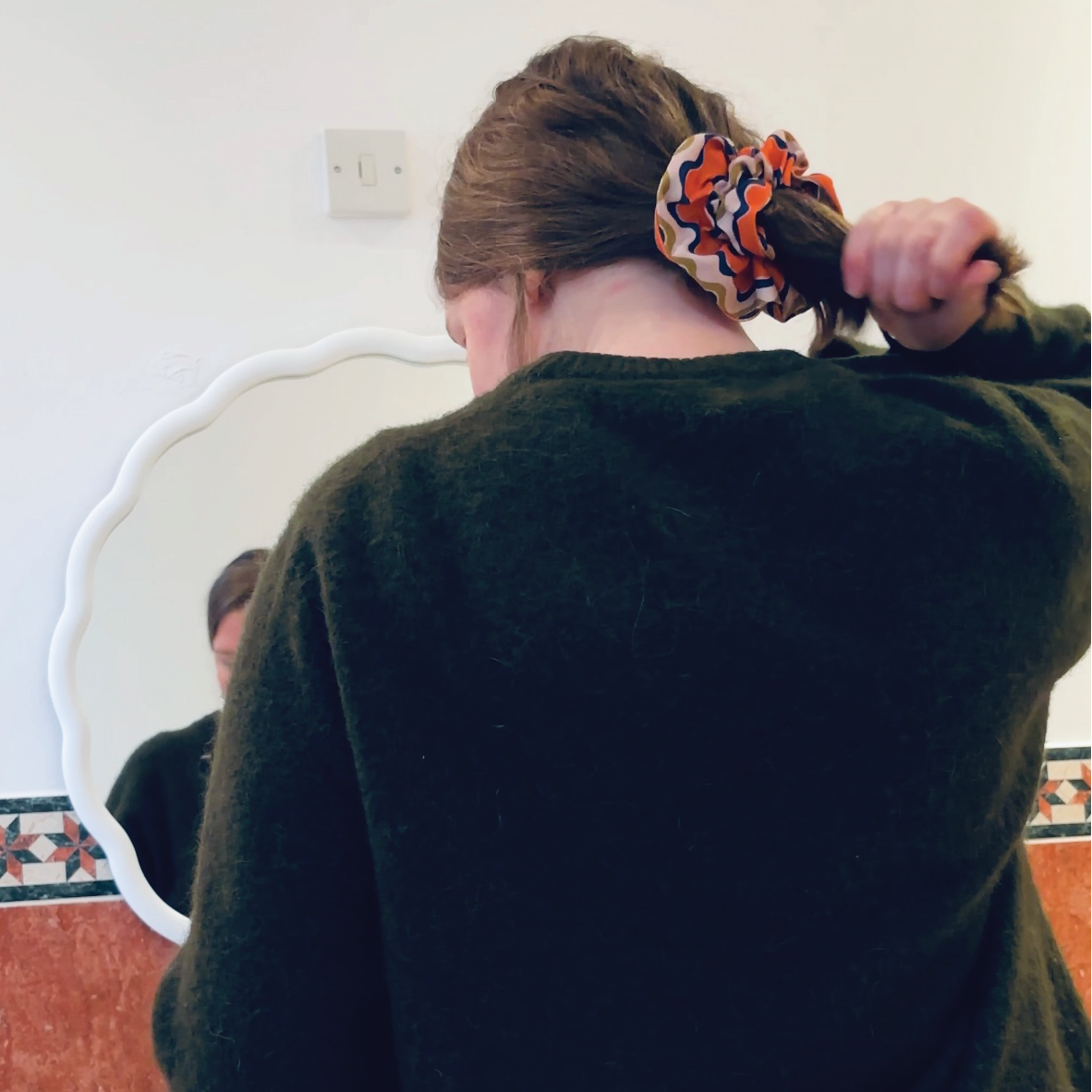Irn Bru scrunchie