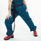 A photo of Robin modelling our 'For the frill of it' Party Pants 